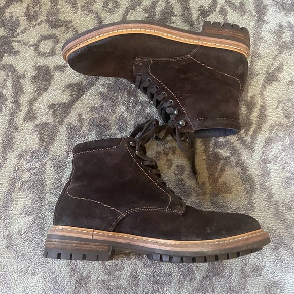 Marc O’Polo Brown Suede Lace-up Boots main image 10